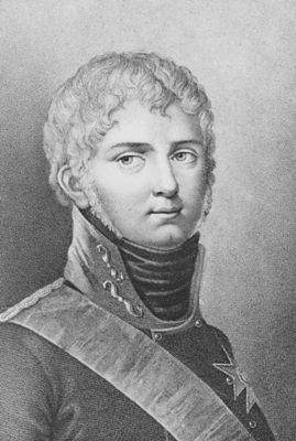 Portrait of Tsar Alexander the First