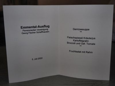 Rückblick Ausflug P07 am 5. Juli 2022 - Liechti Engeneering und Schaukäserei 