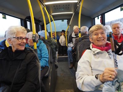 Rückblick Schlusswanderung P14 am 14. November 2022: Rüdlingen - Nack - Lotstetten