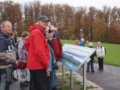 Rückblick Schlusswanderung P14 am 14. November 2022: Rüdlingen - Nack - Lotstetten