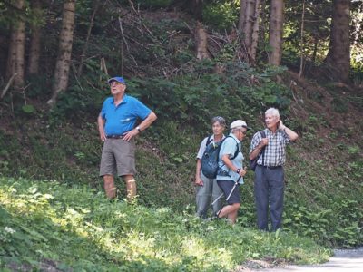 Rückblick Wanderung P8 am 28. Juli 2022: Raten und Gottschalkenberg