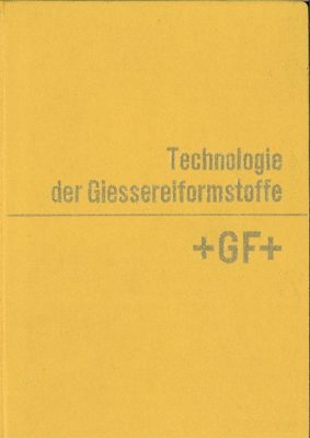 Technologie der Giessereiformstoffe, Bucheinband