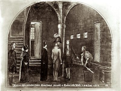 Zar Alexander I besucht das Fischer'sche Werk